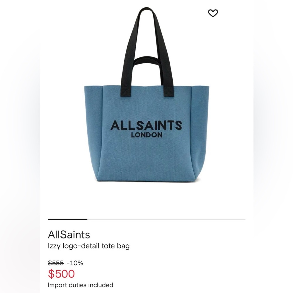 ALLSAINTS  london izzy logo tote